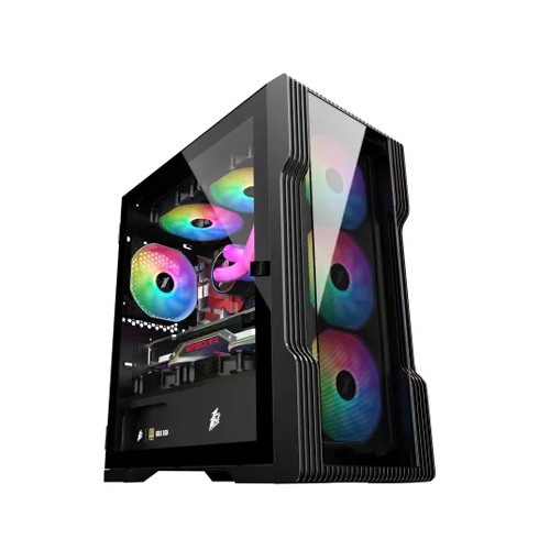 1STPLAYER T3-G mATX Gaming Casing black