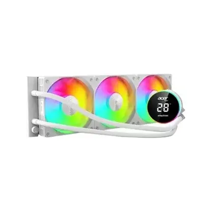 Acer AC360YNW ARGB 360mm AIO White Liquid CPU Cooler