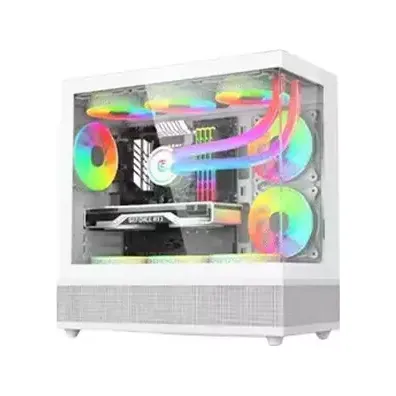Acer V930W-3fW Pre-installed 3 ARGB Fan Gaming Case (White)
