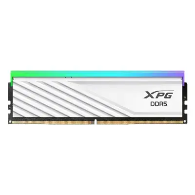 ADATA Lancer Blade 16GB DDR5 6000 MHz RGB Desktop Gaming RAM - White