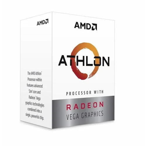 AMD Athlon 200GE AM4 Socket Desktop Processor with Radeon Vega 3 Graphics