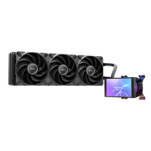 Antec Vortex View 360 ARGB All-in-One Liquid CPU Cooler with Display
