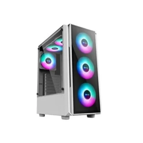 Aptech R21-Glass ARGB Gaming Casing-White