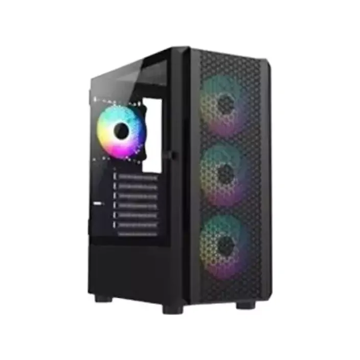 APTECH R21-METAL ARGB GAMING CASE (BLACK)