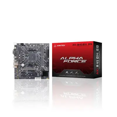 Arktek AK-B450M EG AM4 micro-ATX Motherboard