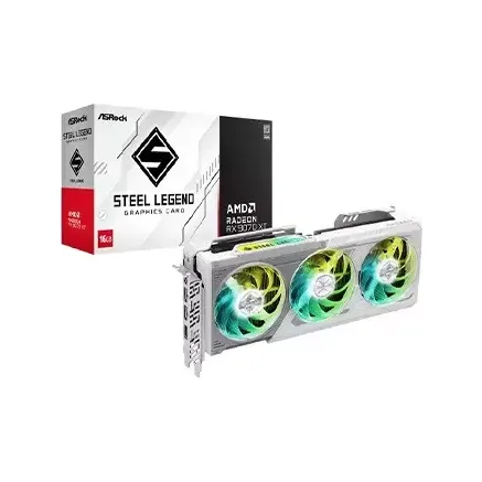 Asrock AMD Radeon RX 9070 XT Steel Legend Dark 16GB Graphics Card