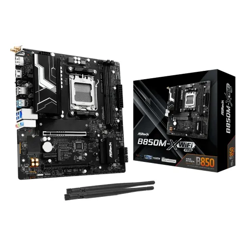 ASRock B850M-X R2.0 WiFi AMD AM5 mATX Motherboard