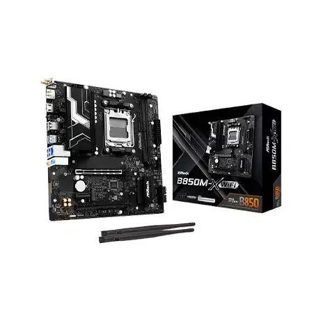 ASRock B850M-X WiFi AMD Micro ATX Motherboard