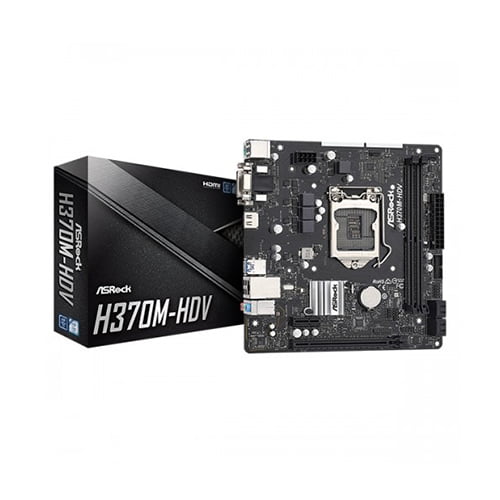 ASRock H370M-HDV 8th and 9th Gen Micro ATX Motherboard