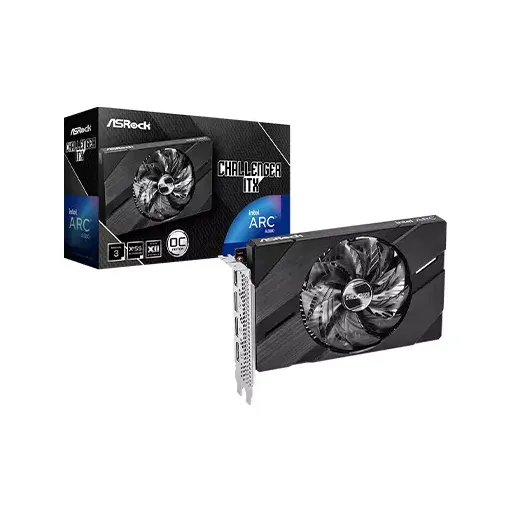 ASRock Intel Arc A380 Challenger ITX 6GB OC Graphics Card