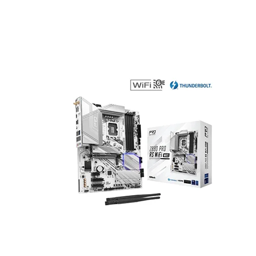ASRock Z890 Pro RS WiFi White LGA 1851 ATX Motherboard