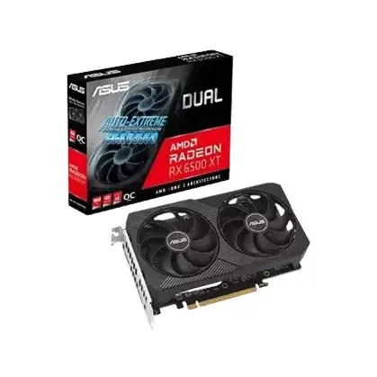 ASUS Dual Radeon RX 6500 XT V2 4GB GDDR6 OC Edition Graphics Card