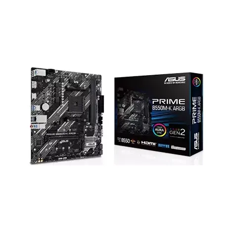 Asus PRIME B550M-K ARGB AMD DDR4 AM4 micro-ATX Motherboard