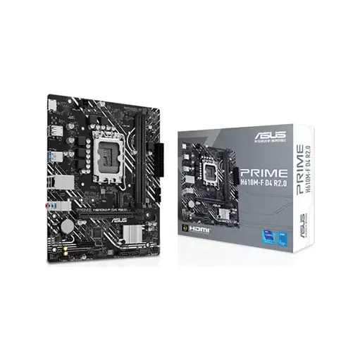 ASUS PRIME H610M-F D4 R2.0 Intel 14th & 13th Gen Micro-ATX Motherboard