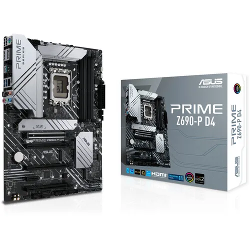 ASUS PRIME Z690-P D4 ATX 12th Gen Motherboard