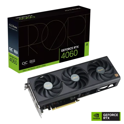 ASUS ProArt GeForce RTX 4060 OC Edition 8GB GDDR6 Graphics Card