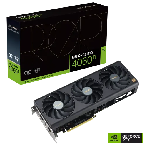 ASUS ProArt GeForce RTX 4060 Ti OC Edition 16GB GDDR6 Graphics Card