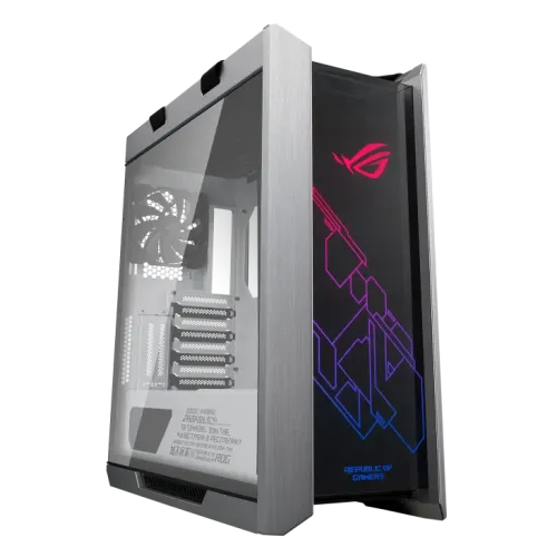 ASUS ROG Strix Helios GX601 White Edition E-ATX Mid Tower Gaming Casing