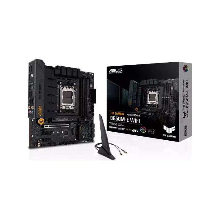 ASUS TUF GAMING B650M-E WIFI AMD AM5 DDR5 MICRO-ATX MOTHERBOARD