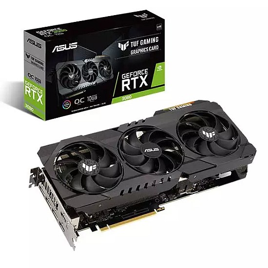Asus TUF Gaming GeForce RTX 3080 V2 OC Edition 10GB GDDR6X Graphics Card