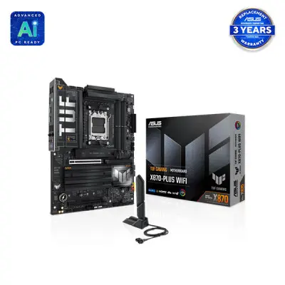 ASUS TUF GAMING X870-PLUS WIFI AM5 ATX Gaming Motherboard