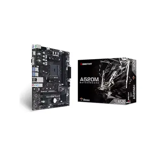 BIOSTAR A520MH MICRO ATX AMD AM4 MOTHERBOARD