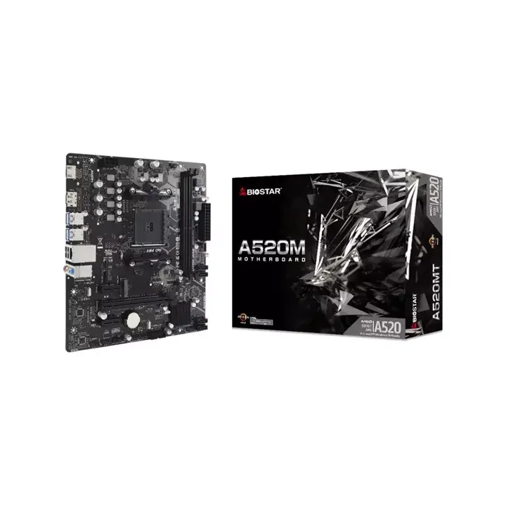 Biostar A520MS DDR4 AMD AM4 Micro-ATX Motherboard