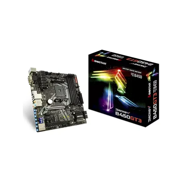 Biostar B450GT3 AMD B450 Motherboard