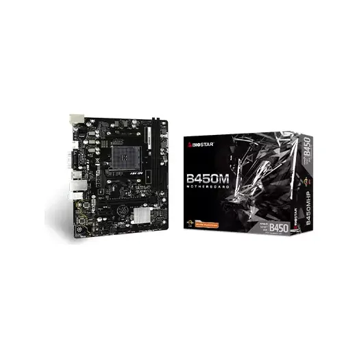 BIOSTAR B450MHP AM4 AMD MOTHERBOARD