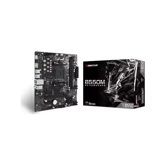 BIOSTAR B550MT V 6.0 DDR4 AMD AM4 Micro ATX Motherboard
