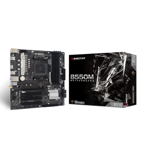 BIOSTAR B550MXC PRO DDR4 AM4 Micro ATX Motherboard