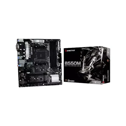 BIOSTAR B550MX/E PRO MICRO AM4 DDR4 ATX AMD MOTHERBOARD