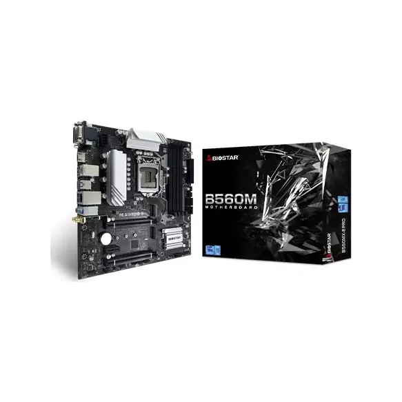 BioStar B560MX-E PRO 10th & 11th Gen Micro ATX Intel Motherboard