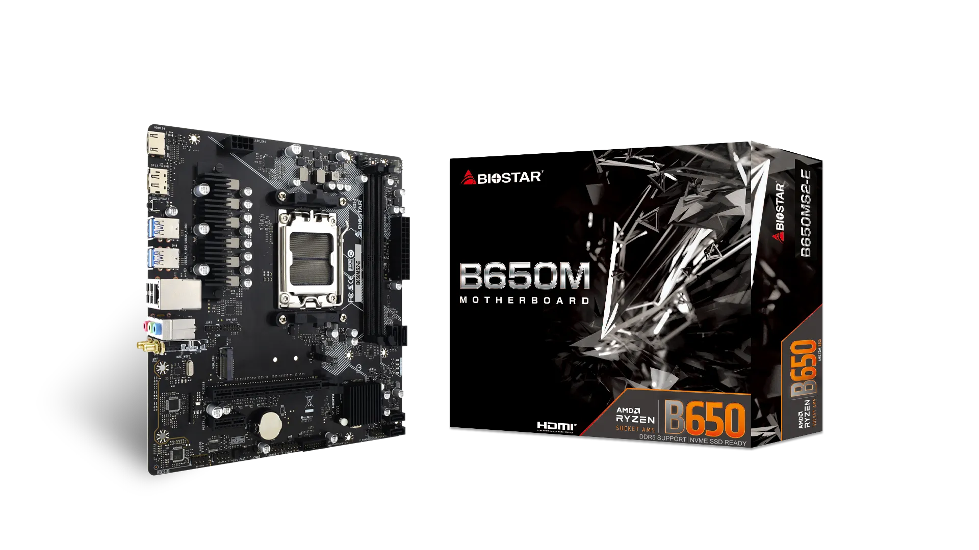 Biostar B650MS2-E Socket AM5 Motherboard