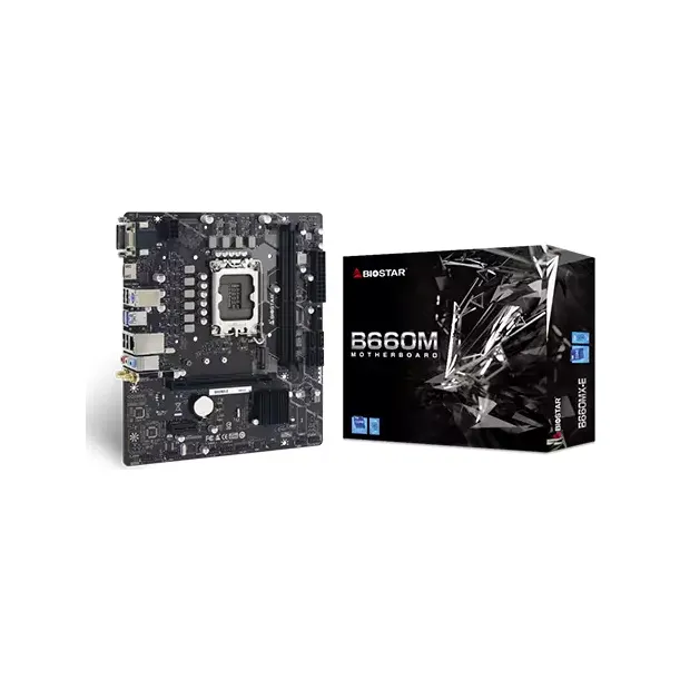 BIOSTAR B660MX-E 12TH GEN INTEL MOTHERBOARD