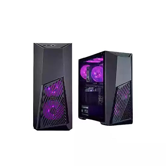 Cooler Master MasterBox K501L RGB Black Mid Tower (Tempered Glass Side Window) Gaming Desktop Case