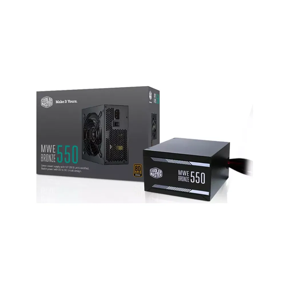 Cooler Master MWE 550 Watt 80 PLUS Bronze Certified Power Supply