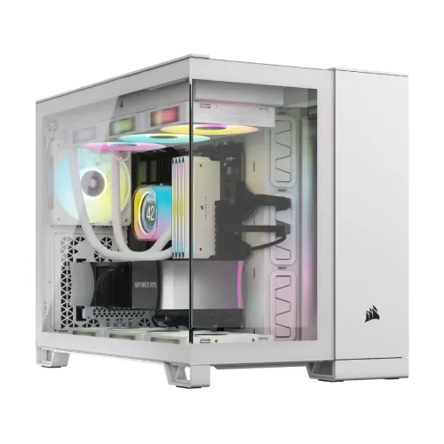 Corsair iCUE LINK 2500X RGB Dual Chamber Gaming Casing White