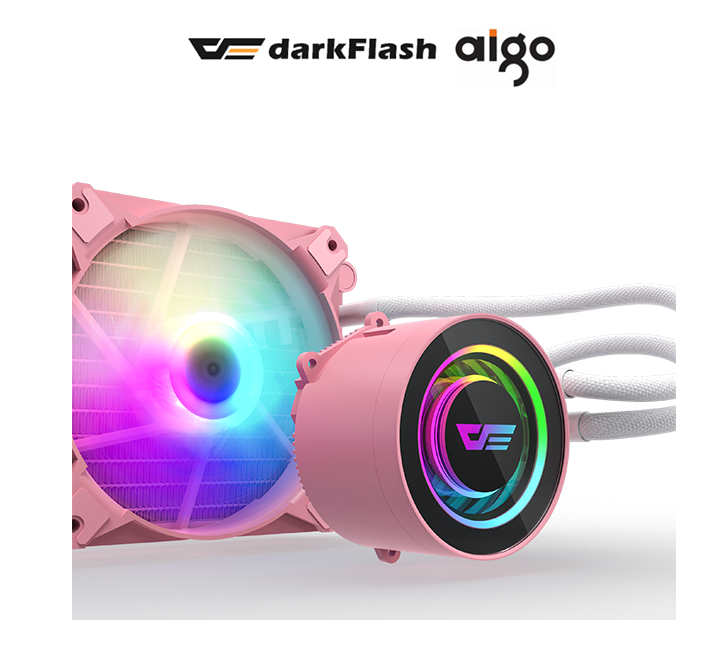 darkFlash Twister DX-120 (Pink) 120mm LIQUID CPU Cooler