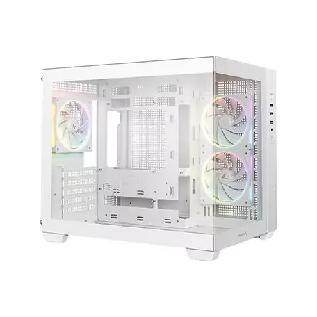 Deepcool CG330 3F WH Micro-ATX Compact Gaming Case