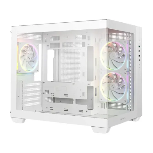 Deepcool CG330 3F WH Mid Tower mATX Gaming Casing