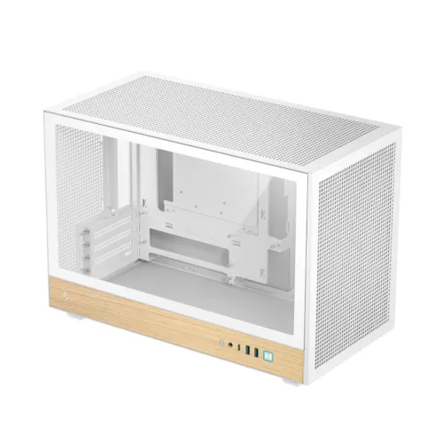 DeepCool CH260 WOOD WH mATX Micro Tower Gaming Casing