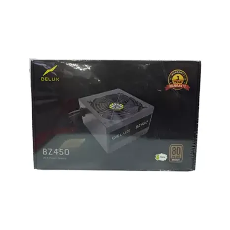 DELUX BZ450 ATX 80 PLUS BRONZE POWER SUPPLY