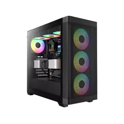 Gamdias ATLAS M1 Built-in 120mm 3 ARGB PWM Fans ATX Mid-Tower Gaming Casing (Black)