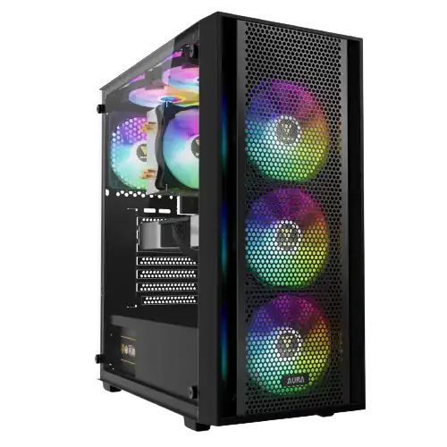 Gamdias AURA GC2 ELITE Perforated RGB Mid-Tower Casing