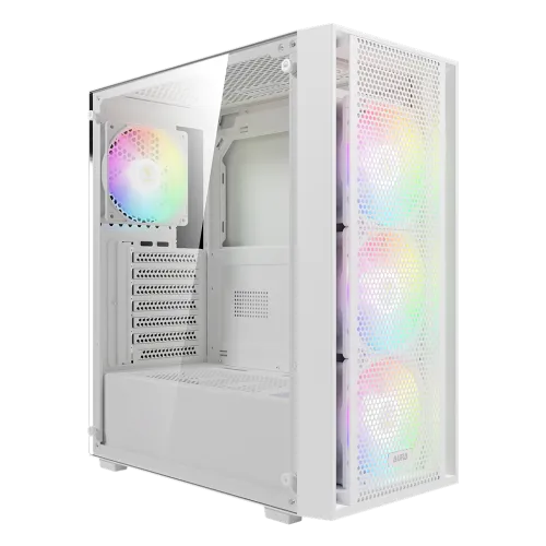 Gamdias AURA GC2 ELITE WH Perforated RGB Mid-Tower Casing