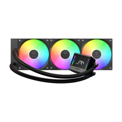 Gamdias CHIONE E4-360 V2 360mm ARGB AIO Liquid CPU Cooler With Display
