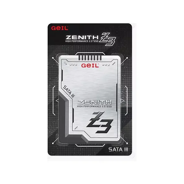 GEIL Zenith Z3 512GB SATA III 2.5 Inch SSD (Silver)