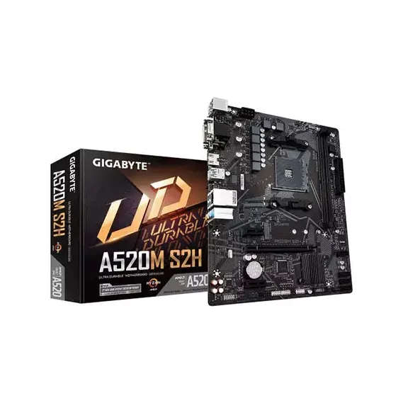 Gigabyte A520M S2H Ultra Durable AMD AM4 MATX Motherboard