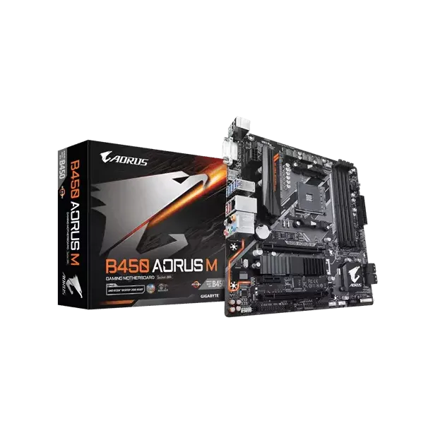 Gigabyte AMD B450 AORUS M RGB Gaming Motherboard